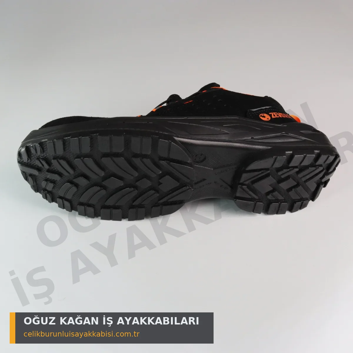 Mühendislik İş Ayakkabısı Düz Turuncu S1 - tırtıklı SRC kaymaz dış taban