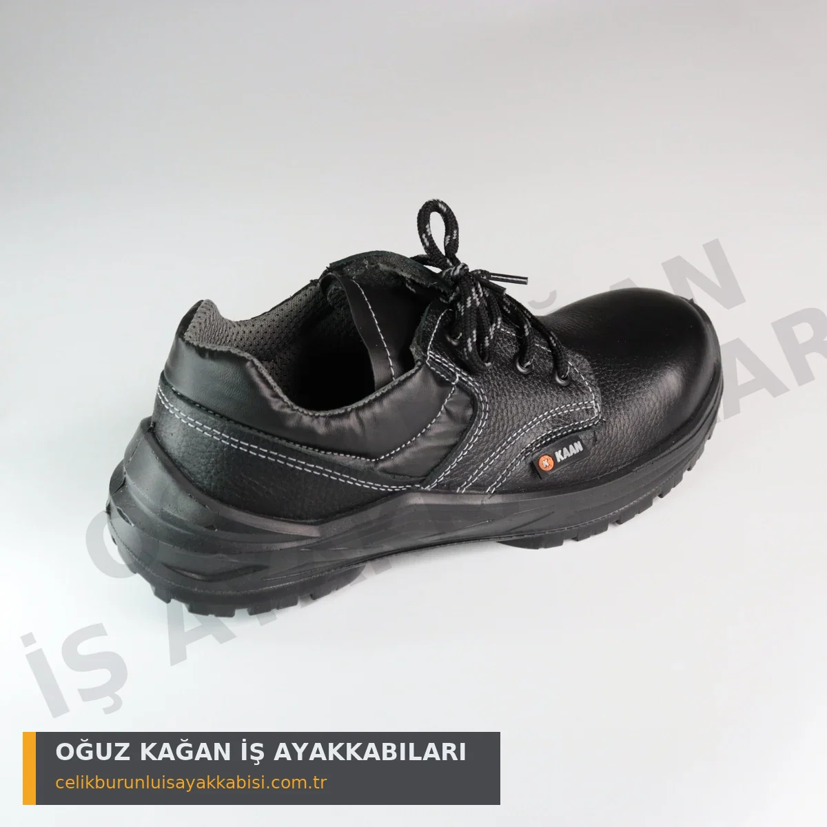 S2 Kışlık İş Ayakkabısı Bağcıklı - arka topuk dikiş detay
