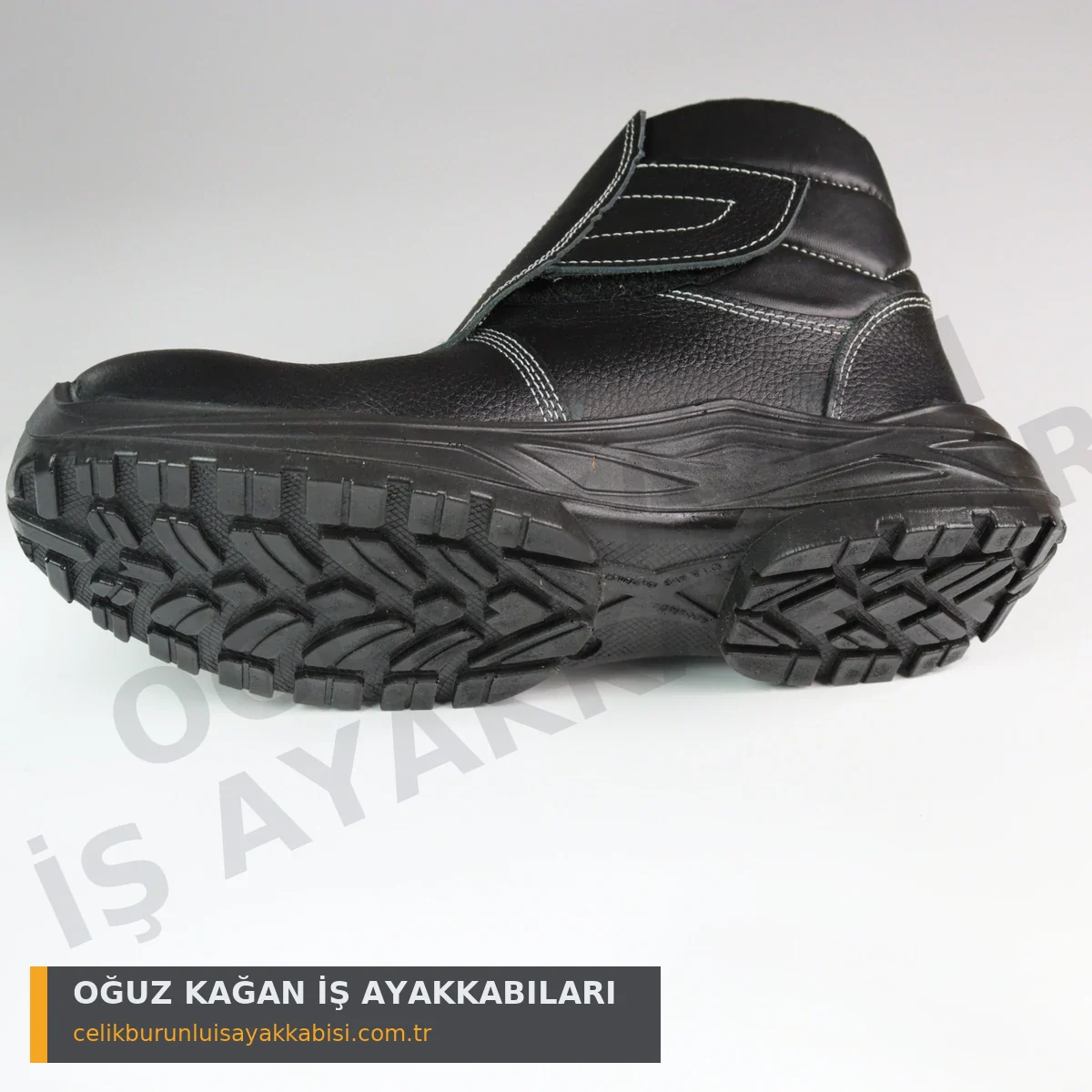 S3 Kışlık İş Ayakkabısı Cırtlı - arkadan topuk ve cırt detayı