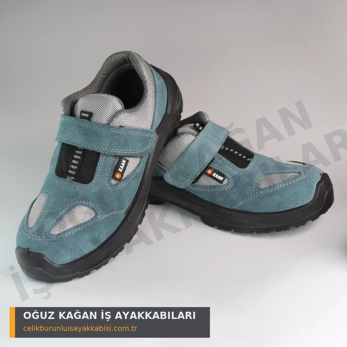 Yazlık S1 İş Ayakkabısı Gri - çift yan görünüm