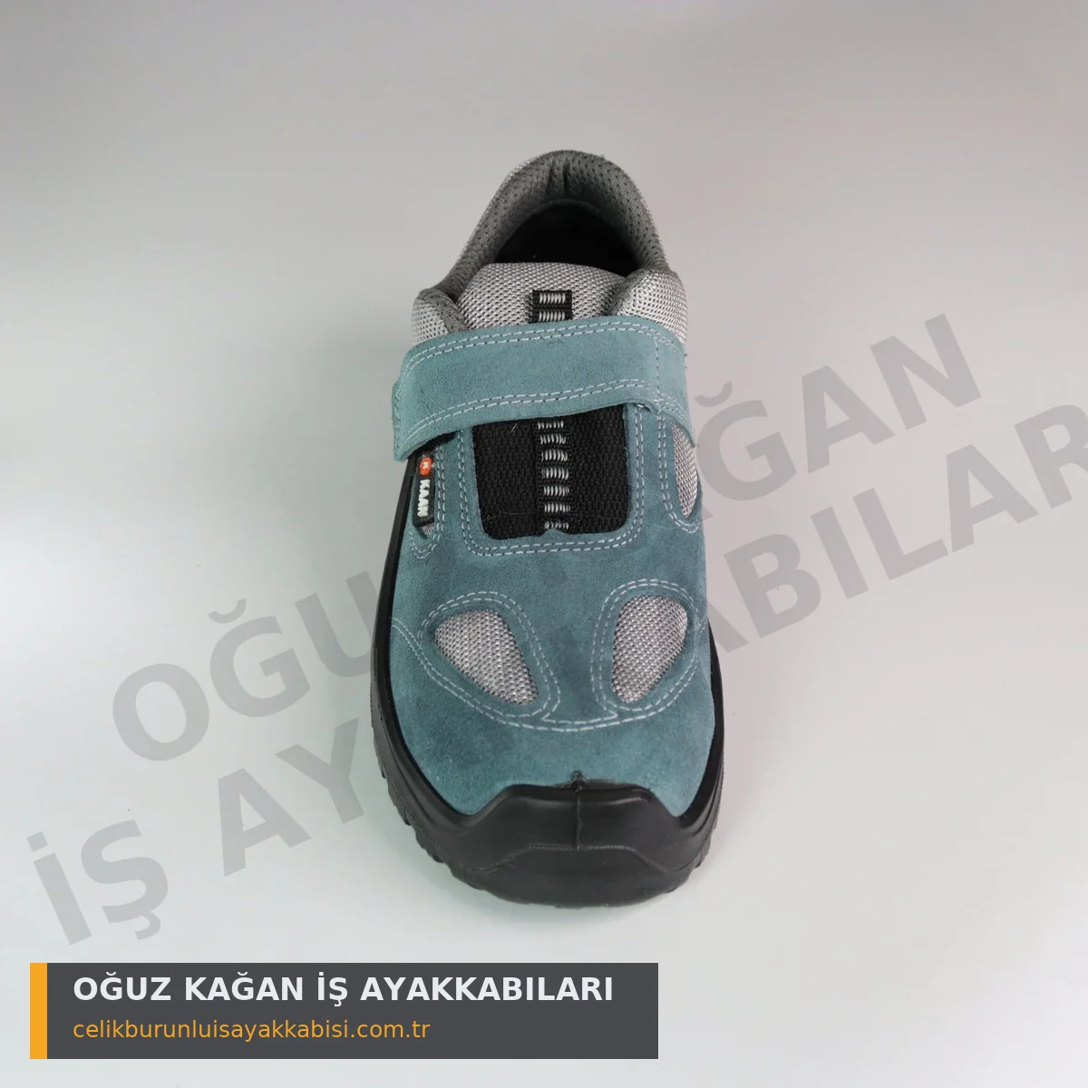 Yazlık S1 İş Ayakkabısı Gri - üstten görünüm