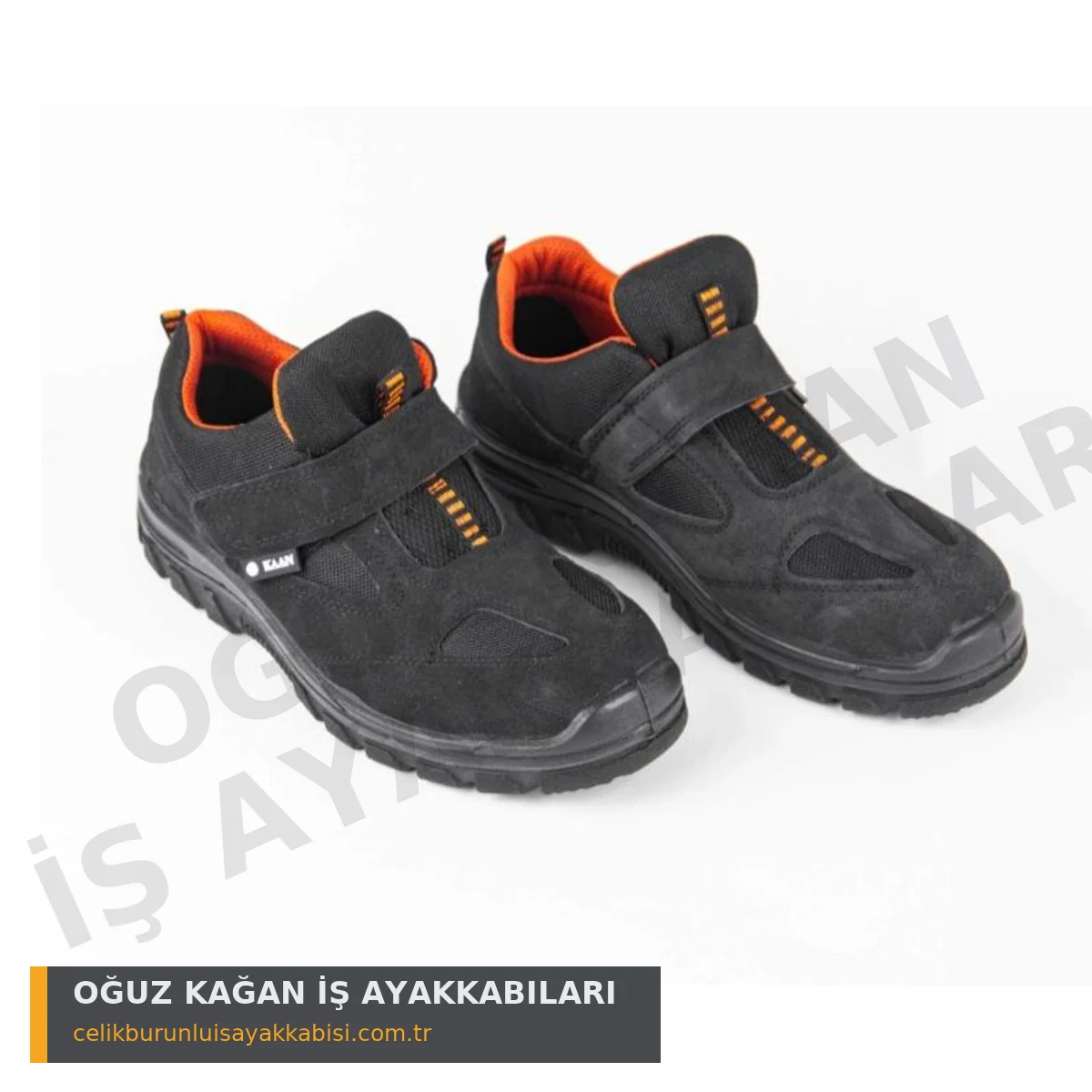Yazlık S1 İş Ayakkabısı Siyah - çift üst görünüm