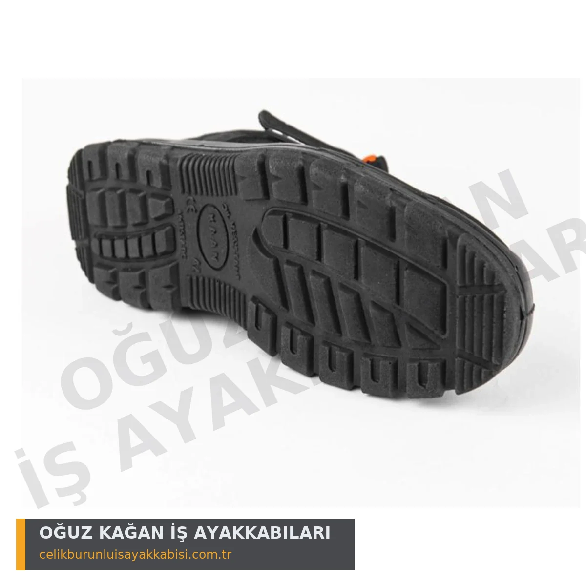 Yazlık S1 İş Ayakkabısı Siyah - taban tırtıklı detay